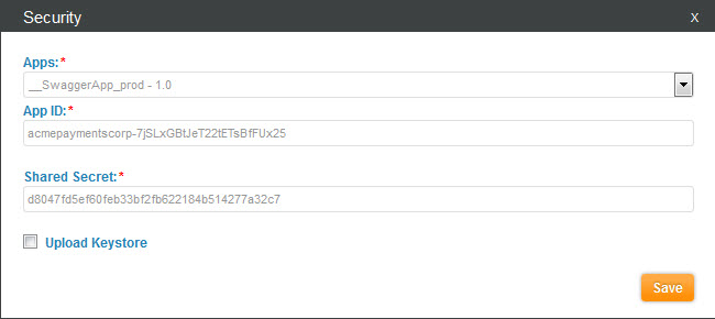 Test Client: Security overlay